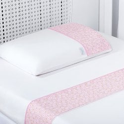 Jogo de Lençol de Berço Margarida Rosa 3 Peças 100% Algodão Jogo de Lençol de Berço Margarida Rosa 3 Peças 100% Algodão