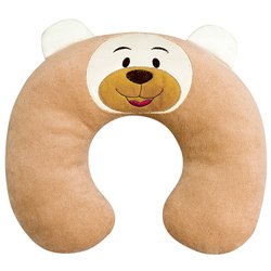 Almofada de Pescoço para Bebê Ursinho Bege Plush Almofada de Pescoço para Bebê Ursinho Bege Plush