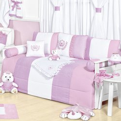 Kit Cama Babá Realeza Rosa 7 Peças Kit Cama Babá Realeza Rosa 7 Peças