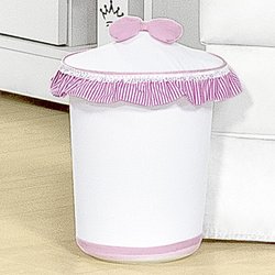 Lixeira Realeza Rosa Lixeira Realeza Rosa