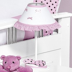 Kit Acessórios Soninho Rosa Abajur + Cesta + Jogo de Potes Kit Acessórios Soninho Rosa Abajur + Cesta + Jogo de Potes