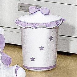 Lixeira Ursa Sapeca Lilás Lixeira Ursa Sapeca Lilás