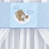 Cortina Quarto de Bebê Urso Soneca Azul
