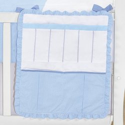 Porta Objetos Urso Soneca Azul 100% Algodão Porta Objetos Urso Soneca Azul 100% Algodão