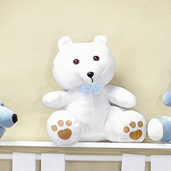 Ursinho Decorativo Urso Soneca Azul M Ursinho Decorativo Urso Soneca Azul M