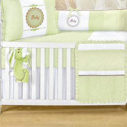 Saia de Berço Baby Verde 100% Algodão Saia de Berço Baby Verde 100% Algodão