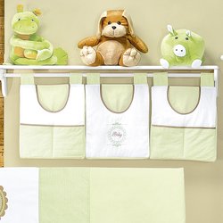 Porta Fraldas Varão Baby Verde 100% Algodão 3 Peças Porta Fraldas Varão Baby Verde 100% Algodão 3 Peças
