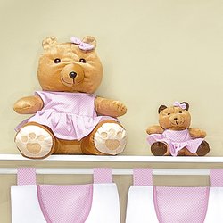 Ursinhas Decorativas Elefante Rosa 2 Peças Ursinhas Decorativas Elefante Rosa 2 Peças