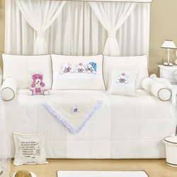 Kit Cama Babá Amigos Baby Palha 7 Peças Kit Cama Babá Amigos Baby Palha 7 Peças