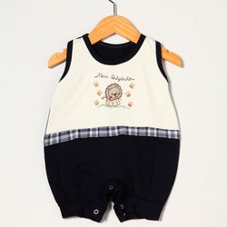 Macacão Curto de Bebê Leãozinho Macacão Curto de Bebê Leãozinho