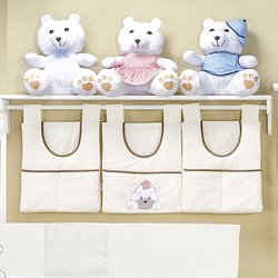 Porta Fraldas Varão Amigos Baby Palha 100% Algodão 3 Peças Porta Fraldas Varão Amigos Baby Palha 100% Algodão 3 Peças
