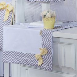 Manta de Bebê Chevron Noblesse Amarelo 100% Algodão Manta de Bebê Chevron Noblesse Amarelo 100% Algodão