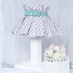 Abajur de Bebê Chevron Noblesse Verde 100% MDF Abajur de Bebê Chevron Noblesse Verde 100% MDF