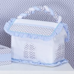 Farmacinha Casinha Chevron Noblesse Azul Farmacinha Casinha Chevron Noblesse Azul