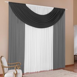 Cortina Londres Cinza 2,00m x 1,70m Cortina Londres Cinza 2,00m x 1,70m