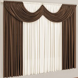 Cortina Paris Tabaco e Palha 3,00m x 2,80m Cortina Paris Tabaco e Palha 3,00m x 2,80m