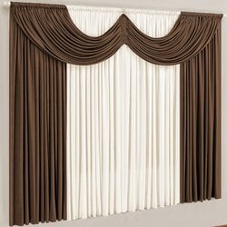 Cortina Paris Tabaco e Palha 2,00m x 1,70m Cortina Paris Tabaco e Palha 2,00m x 1,70m