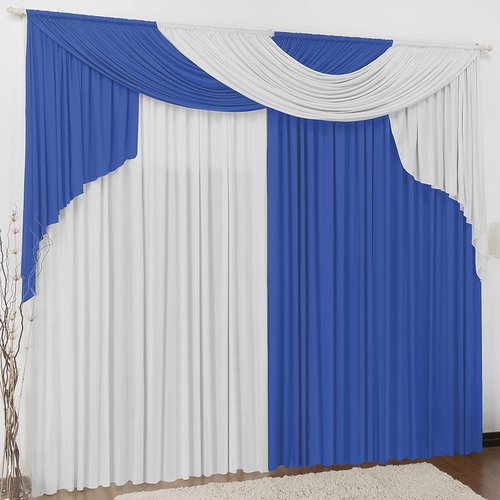 Cortina Elegance Azul  3,00m x 2,80m