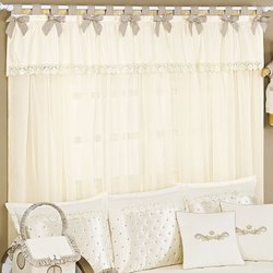Cortina de Bebê Imperial Palha 2,20M x 2,20M Cortina de Bebê Imperial Palha 2,20M x 2,20M
