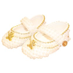 Sapatinho Bebê Menina Chic Ursinho Branco Sapatinho Bebê Menina Chic Ursinho Branco