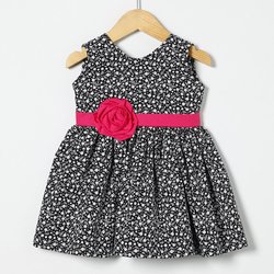 Vestido Infantil Laurinha Preto e Pink Vestido Infantil Laurinha Preto e Pink