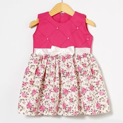 Vestido Bebê Luxo Floral Pink Vestido Bebê Luxo Floral Pink
