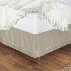 Saia Box Cama Queen Classic Colors Cáqui Saia Box Cama Queen Classic Colors Cáqui