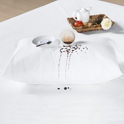 Protetor de Travesseiro Slim TNT Impermeável Branco Protetor de Travesseiro Slim TNT Impermeável Branco