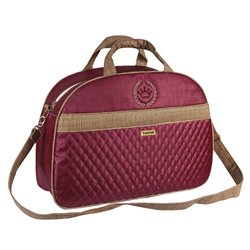 Bolsa Maternidade Puppi Coroa Bordô e Marrom G Bolsa Maternidade Puppi Coroa Bordô e Marrom G