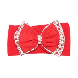Faixa de Cabelo para Bebê Floral Vermelho Faixa de Cabelo para Bebê Floral Vermelho