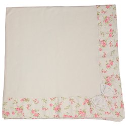 Manta de Bebê Floral Palha 100% Algodão Manta de Bebê Floral Palha 100% Algodão