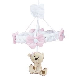 Móbile De Berço Coroa Rosa Móbile De Berço Coroa Rosa