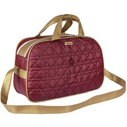 Bolsa Ursinho Imperial Bordô com Dourado G Bolsa Ursinho Imperial Bordô com Dourado G