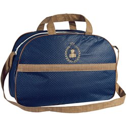 Bolsa Maternidade Basic Marinho com Marrom G Bolsa Maternidade Basic Marinho com Marrom G