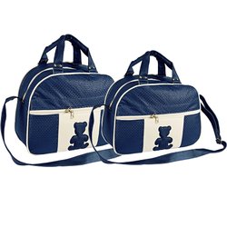 Conjunto de Bolsas Maternidade Bear 2 Peças G e M Conjunto de Bolsas Maternidade Bear 2 Peças G e M