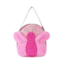 Mochila Borboleta de Mão Rosa P Mochila Borboleta de Mão Rosa P