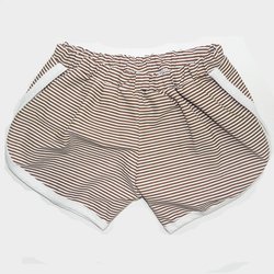 Shorts Baby Julio Listras Marrom Shorts Baby Julio Listras Marrom