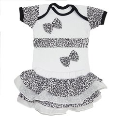 Conjunto de Bebê Naty Oncinha Preto 2 Peças Conjunto de Bebê Naty Oncinha Preto 2 Peças