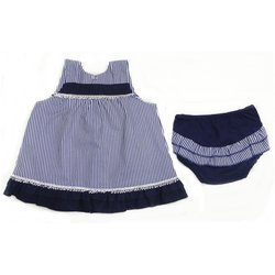 Conjunto Baby Bela Listras Marinho 2 Peças Conjunto Baby Bela Listras Marinho 2 Peças