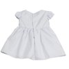 Vestido de Bebê Diamante Branco 02 Peças