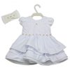 Vestido de Bebê Ester Branco 02 Peças