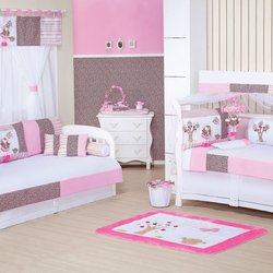 Quarto Completo Bebê Menina Sem Enxoval Cama Babá Clarinha Rosa Quarto Completo Bebê Menina Sem Enxoval Cama Babá Clarinha Rosa