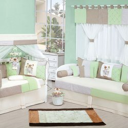 Quarto Completo Bebê Menino Sem Enxoval Cama Babá Urso Palha - Verde Quarto Completo Bebê Menino Sem Enxoval Cama Babá Urso Palha - Verde