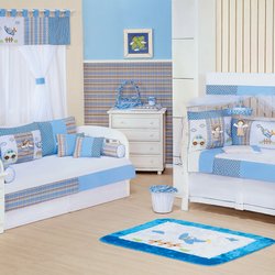 Quarto Completo Bebê Menino Sem Enxoval Cama Babá Mauricinho Azul Quarto Completo Bebê Menino Sem Enxoval Cama Babá Mauricinho Azul