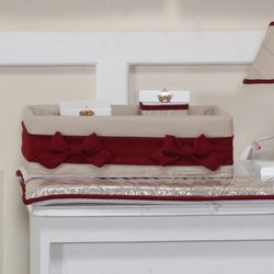Cesta Decorada Realeza Marsala Cesta Decorada Realeza Marsala