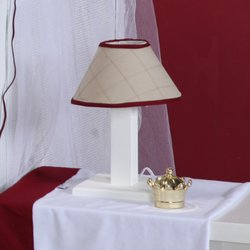 Abajur Quarto de Bebê Realeza Marsala Abajur Quarto de Bebê Realeza Marsala