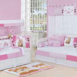 Quarto Completo Sem Enxoval Cama Babá Bebê Menina Mamãe Ursa Rosa Quarto Completo Sem Enxoval Cama Babá Bebê Menina Mamãe Ursa Rosa
