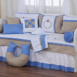Kit Cama Babá Realeza Azul 6 Peças Kit Cama Babá Realeza Azul 6 Peças