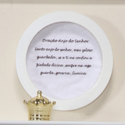 Nicho Decorativo Oração Realeza Chocolate Nicho Decorativo Oração Realeza Chocolate
