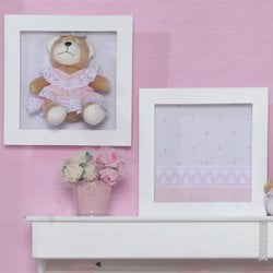 Nichos Decorativos Gabi Rosa 2 Peças Nichos Decorativos Gabi Rosa 2 Peças